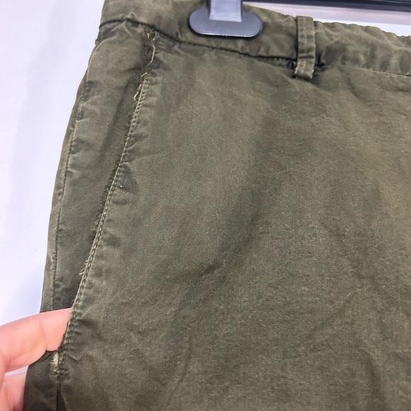 Zadig & Voltaire Men’s Cotton Pao Chino in Military Green Sz 42/32 - Picture 6 of 10